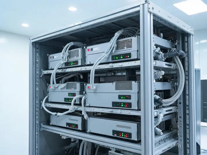 Industrial fiber laser source modules