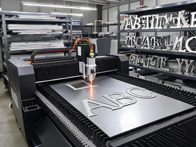 Signage fabrication workshop
